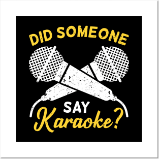 Karaoke Bar Party Singing Singer Gift Posters and Art